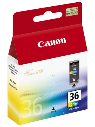Canon inkoustová náplň CLI-36/ barevná
