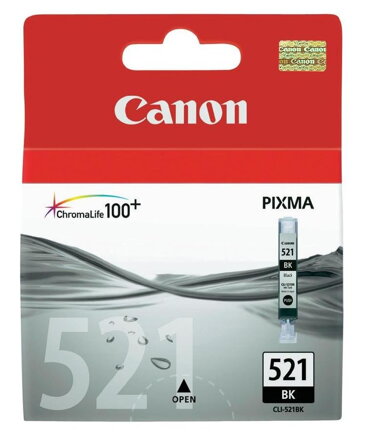 Canon inkoustová náplň CLI-521Bk/ černá