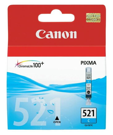 Canon inkoustová náplň CLI-521C/ modrá