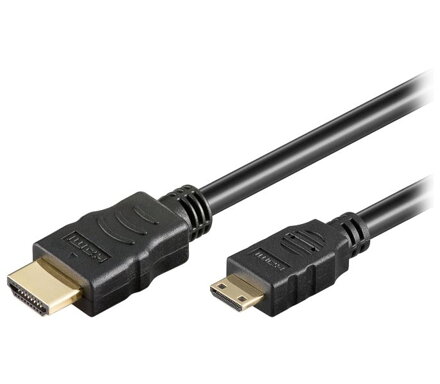 PremiumCord Kabel HDMI A - HDMI mini C M/M 5m