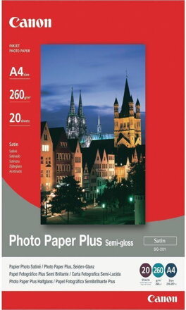 Canon fotopapír SG-201/ A4/ Pololesklý/ 20ks