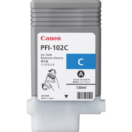 Canon  Zásobník inkoustu PFI-102C/ iPF-500/ 6x0/ 7xx/ LP-xxx/ Modrý