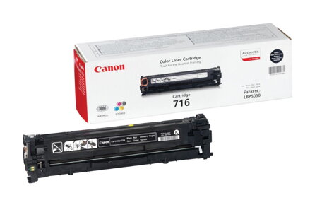 Canon toner CRG-716BK/ LBP-5050/ MF-80x0/ 2300 strán/ Čierný