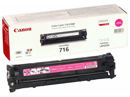 Canon toner CRG-716M/ LBP-5050/ MF-80x0/ 1500 strán/ Purpurový