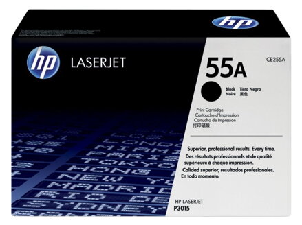 HP černý toner, CE255A pro LJ P3015 originál