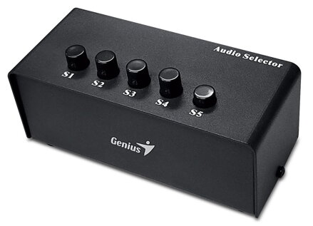 Genius Stereo Switching Box, pro výběr zvukového výstupu až na 5 repro