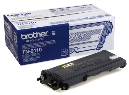 BROTHER tonerová kazeta TN-2110/ HL-21x0/ DCP-7030/ 7045/ MFC-7320/ 7440/ 7840/ 1500 stránek/ Černý