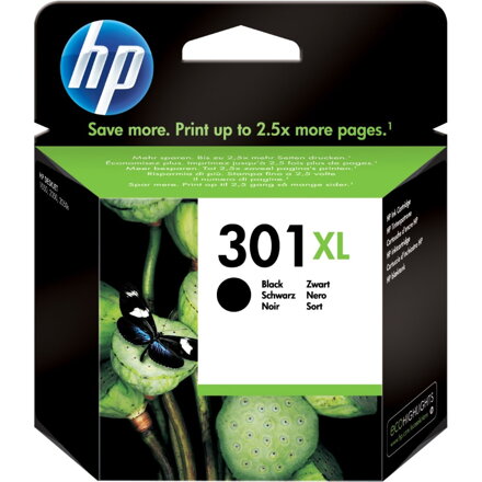 HP (301XL) CH563EE černá inkoustová kazeta originál
