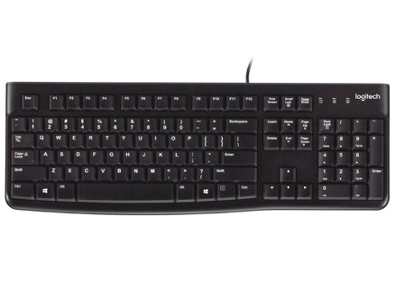 Logitech klávesnice K120 for Business/ Drátová/ USB/ CZ/ Černá