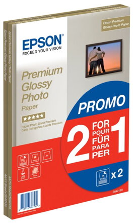 EPSON fotopapír C13S042169/ A4/ Premium Glossy Photo / 2x15ks