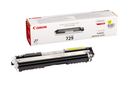 Canon toner CRG-729Y/ LBP-7010/ LBP-7018/ 1000 strán/ Žltý
