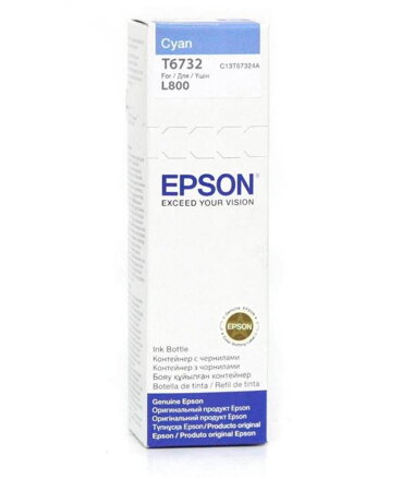Epson inkoustová náplň/ C13T67324A10/ FOTO L800/ 70ml/ Modrá