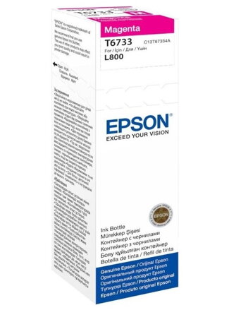 Epson inkoustová náplň/ C13T67334A10/ FOTO L800/ 70ml/ Magenta