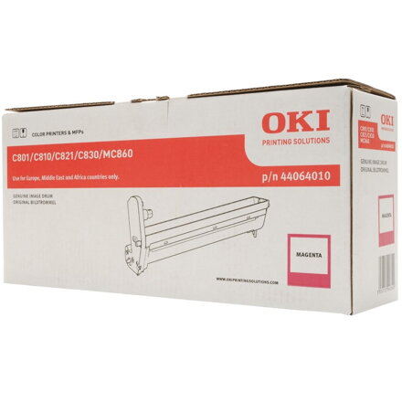 OKI originál obrazový válec 44064010 pro C810/830/801/821/MC860/861/851/ 20 000 stran purpurový