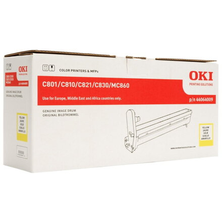 OKI originál Obrazový válec pro žlutý toner C810/830/801/821/MC860/861/851/ 20 000 stran