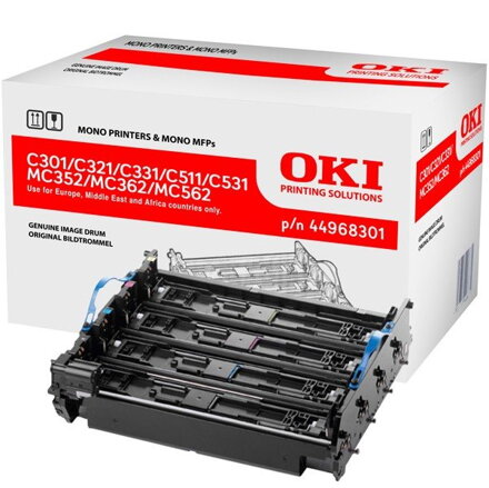 OKI originál válcová jednotka 44968301 pro C301/ C321/ C511/ C531/ MC562/ 30 000 stran