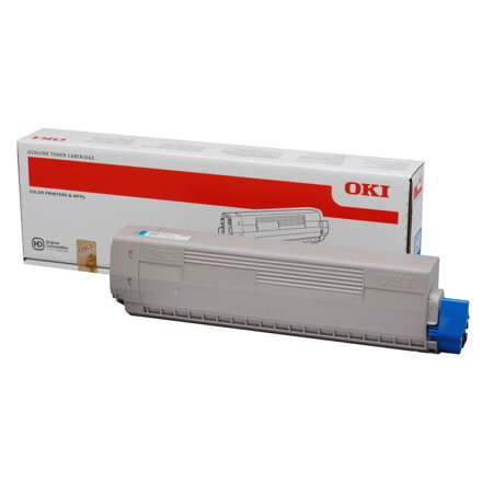 OKI originál azurový toner do C831/841 (10 000 stránek)