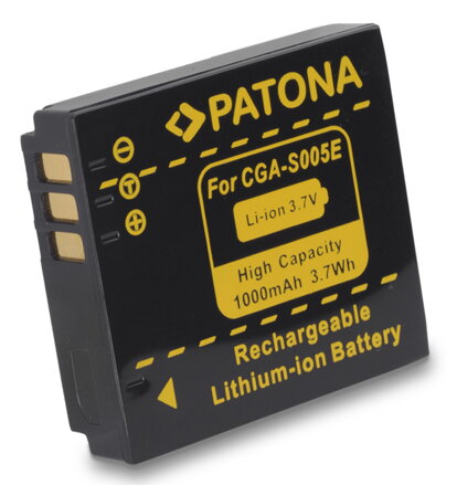 PATONA baterie pro foto Panasonic CGA-S005 1000mAh