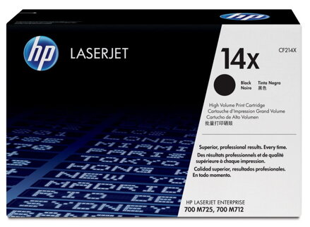 HP černý toner CF214X originál