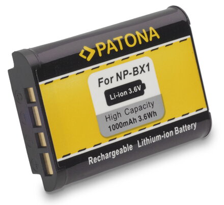 PATONA baterie pro foto Sony NP-BX1 1000mAh
