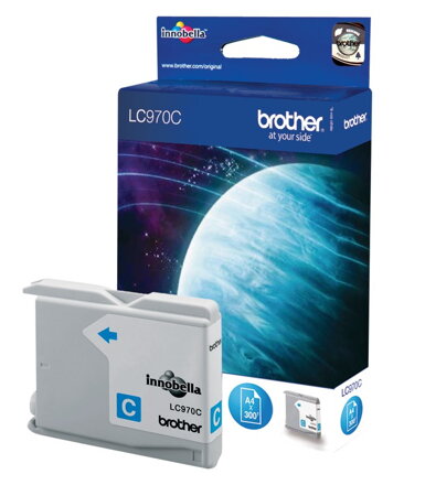 BROTHER inkoustová náplň LC-970C/ Azurová