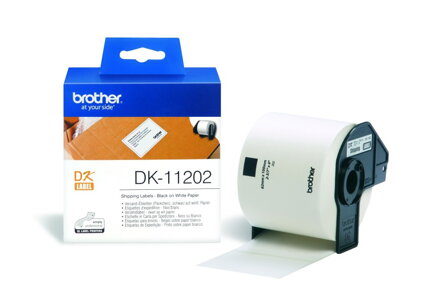 BROTHER papírové štítky DK-11202/ QL/ poštovní štítky/ 300ks/ 62 x 100mm