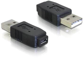 Delock redukcia micro USB A+B samice na USB A samec