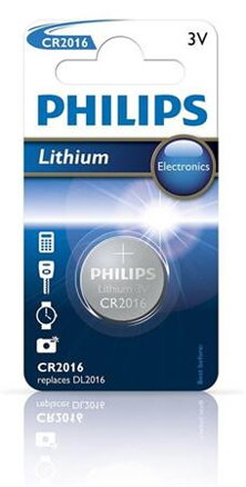 Philips baterie CR2016 - 1ks