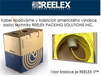 UTP kabel (drát) Cat5e PVC šedý, bal.305m Standard, 24 AWG, plná měď