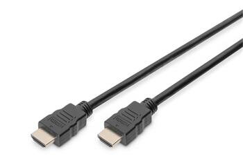 Digitus Připojovací kabel HDMI High Speed, typ A M/M, 2,0 m, Ultra HD 60p, zlatý, bl