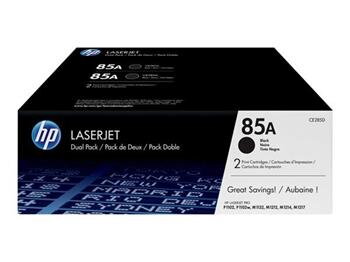 HP toner 85A/Black/2x1600stran/2-pack