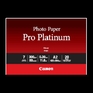 Canon A2 fotopapír PT-101 Photo Paper PRO Platinum A2 20 sheets
