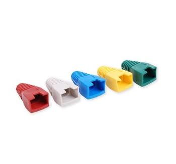Návlek na plug RJ45 s výrezom, šedý, balenie (100ks)
