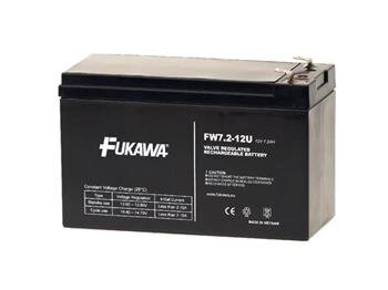 FUKAWA akumulátor FW 7,2-12 F2U (12V; 7,2Ah; faston F2-6,3mm;  životnost 5let)