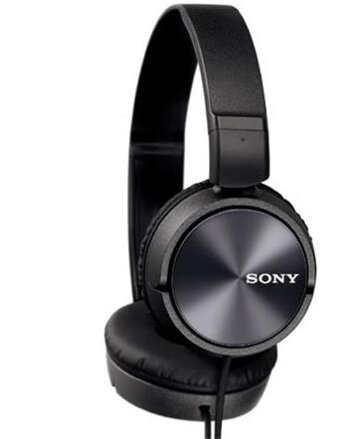 SONY MDR-ZX310 - Sluchátka s páskem, 30mm reproduktory s citlivostí 98 dB/mW - BLACK