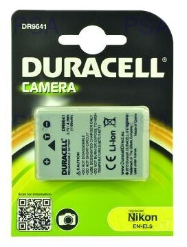 DURACELL Baterie - DR9641 pro Nikon EN-EL5, šedá, 1150 mAh, 3.7V