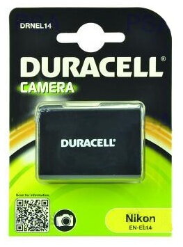 DURACELL Baterie - DRNEL14 pro Nikon EN-EL14, černá, 950 mAh, 7.4 V