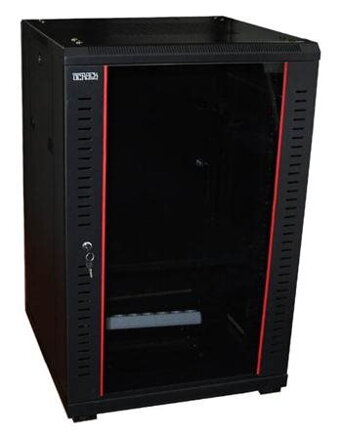 OCRACK 19" OCC-18U-68SBK rozvaděč stojanový 18U/600x800 skleněné dveře