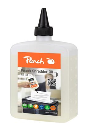 PEACH olej pro údržbu skartovaček, Shredder Service Kit PS100-05, 355ml