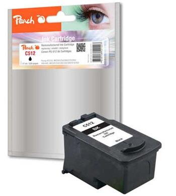 PEACH kompatibilní cartridge Canon PG-512, Black, 17 ml