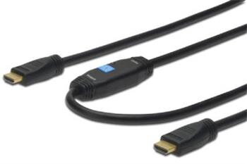 Digitus propojovací kabel s Aktivním zesílením HDMI High Speed Ethernet Ultra HD 24p,  20M