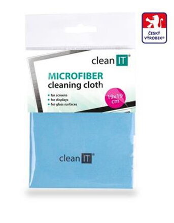 CLEAN IT čistící utěrka z mikrovlákna, malá světle modrá
