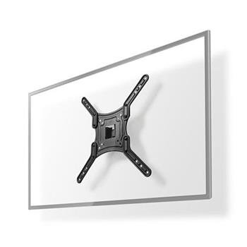 Nedis TVWM1330BK - Full Motion Nástěnný Držák TV | 23–55" | Max. 30 kg | 1 Otočný Bod Nedis TVWM1330BK - Full Motion Nástěnný Držák TV | 23–55" | Max. 30 kg | 1 Otočný Bod