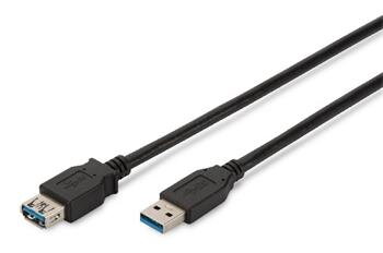 Digitus Prodlužovací kabel USB 3.0, typ A M/F, 1,8 m, kompatibilní s USB 3.0, bl