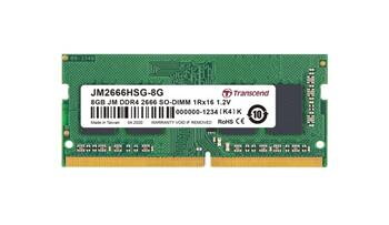 Transcend paměť 8GB (JetRam) SODIMM DDR4 2666 1Rx16 CL19