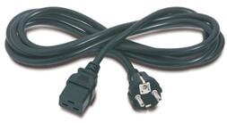 PremiumCord Kabel síťový k počítači 230V 16A 1,5m IEC 320 C19 konektor
