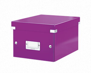 LEITZ Univerzální krabice  Click&Store, velikost S (A5), purpurová