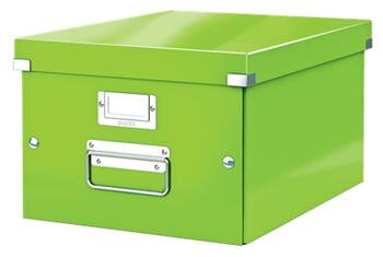 LEITZ Univerzální krabice  Click&Store, velikost M (A4), zelená
