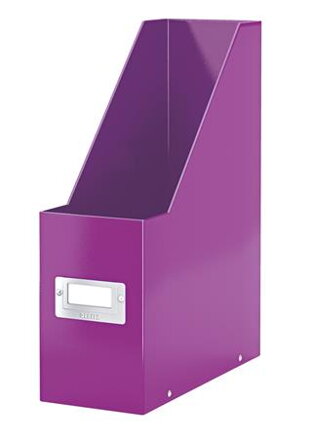 LEITZ Stojan na časopisy  Click&Store, purpurová