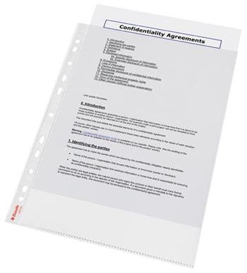 LEITZ Plastové kapsy Esselte Standard A4, GC, 55 mic, box 100 ks